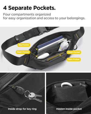 Spigen Klasden KD411 Waist Bag - Black - image 4