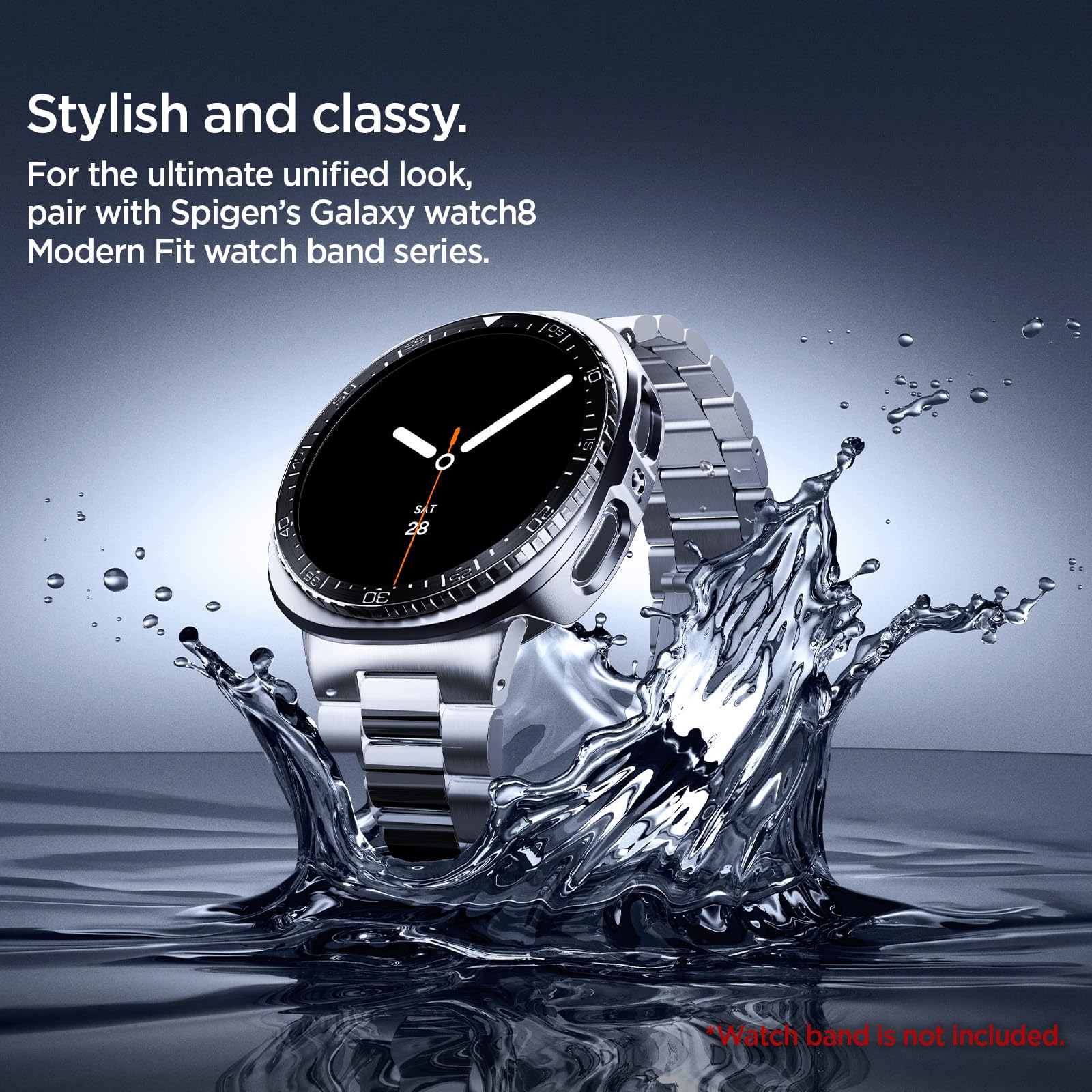 Spigen Galaxy Watch 9 44mm Case - Bezel Tune Pro - Black Diver - image 6