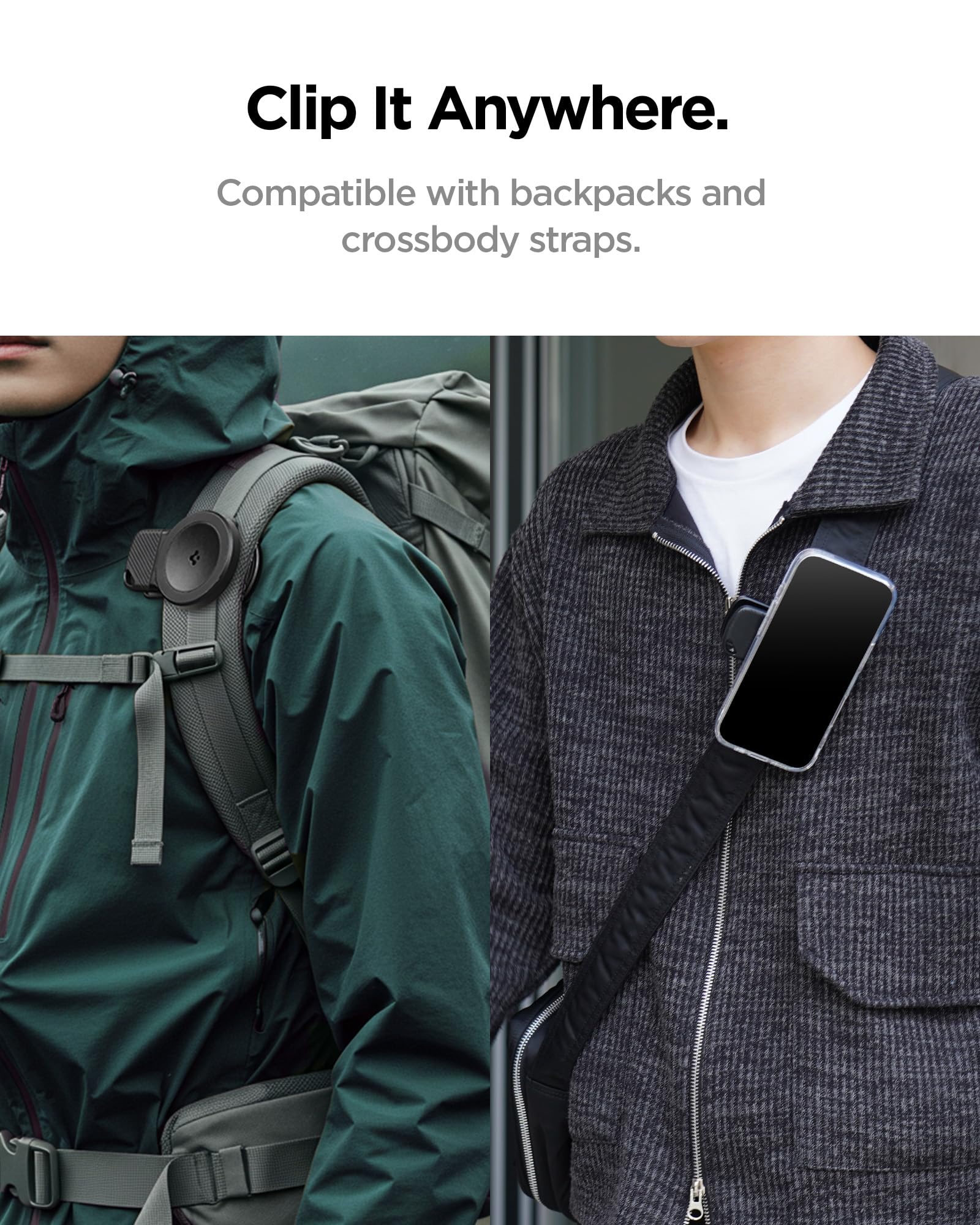 Spigen MagFit Clip Magnetic Phone Mount - Black - image 6