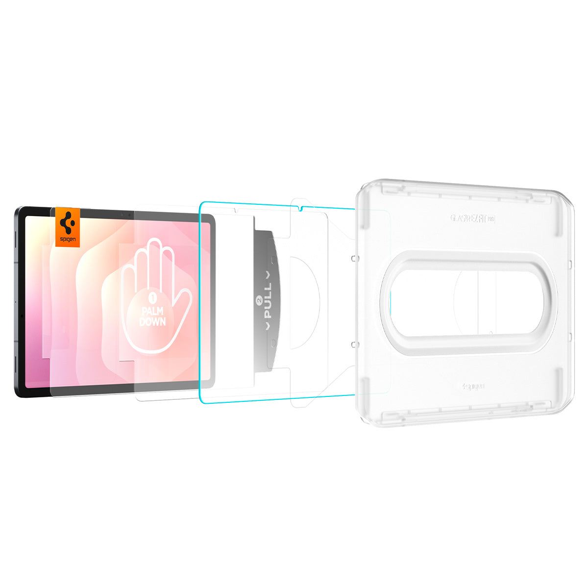 Spigen Galaxy Tab S11 Screen Protector GLAS.tR EZ Fit view 4