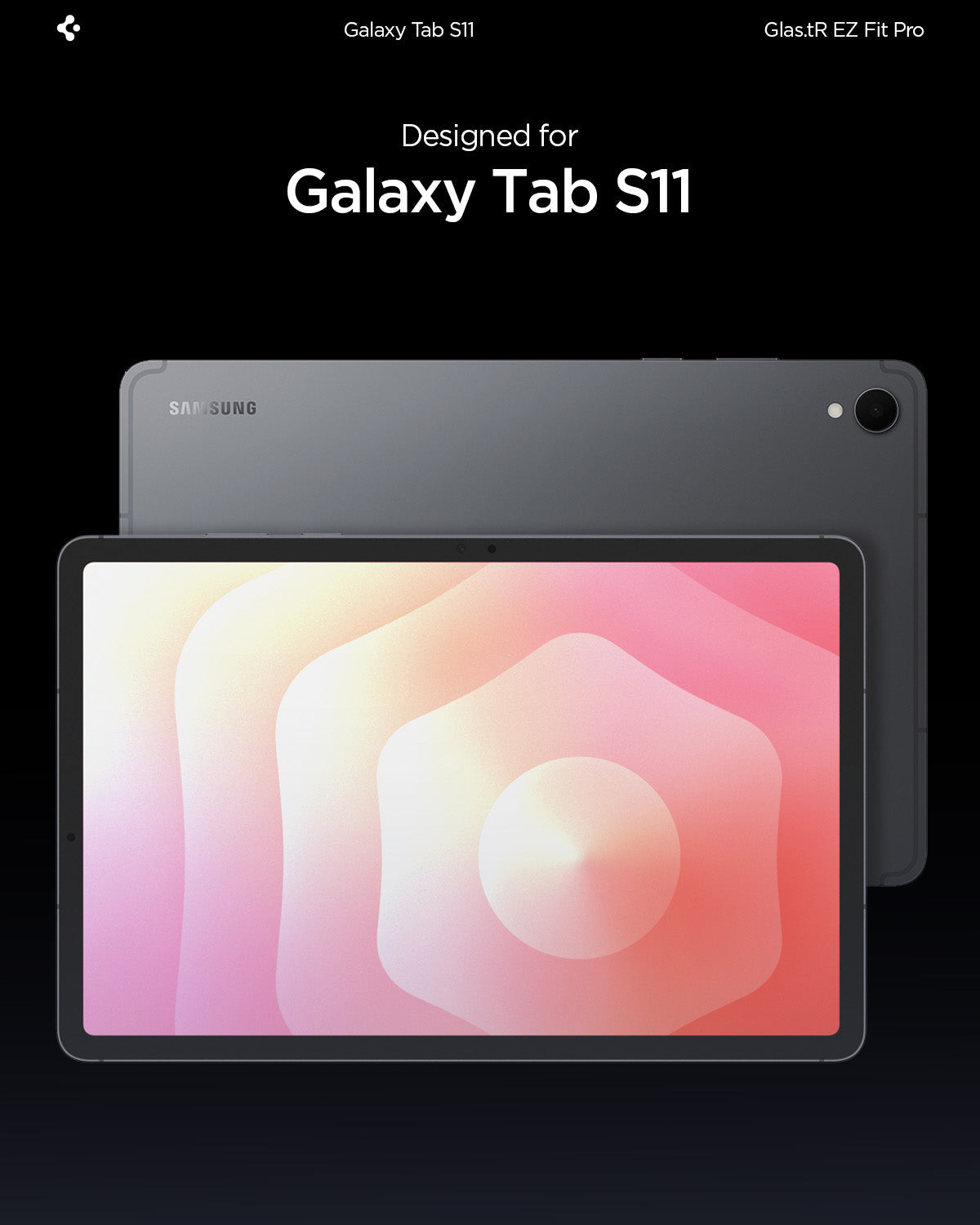 Spigen Galaxy Tab S11 Screen Protector GLAS.tR EZ Fit view 8