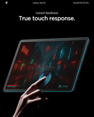 Spigen Galaxy Tab S11 Screen Protector GLAS.tR EZ Fit view 10