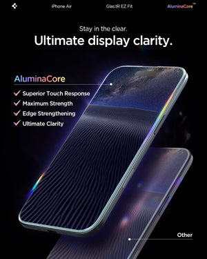 Spigen iPhone Air Screen Protector GLAS.tR EZ Fit (2 Pack) view 11