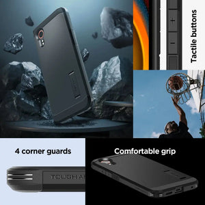 Spigen Galaxy XCover7 Case – Tough Armor — button covers, corner guards and grip