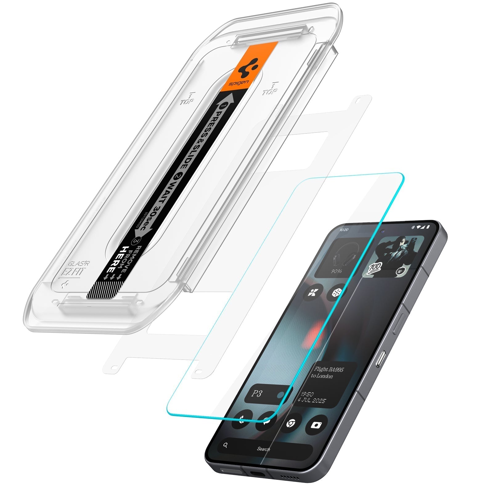 Spigen Nothing Phone (3) Screen Protector Glas.tR EZ Fit (2 Pack) view 2