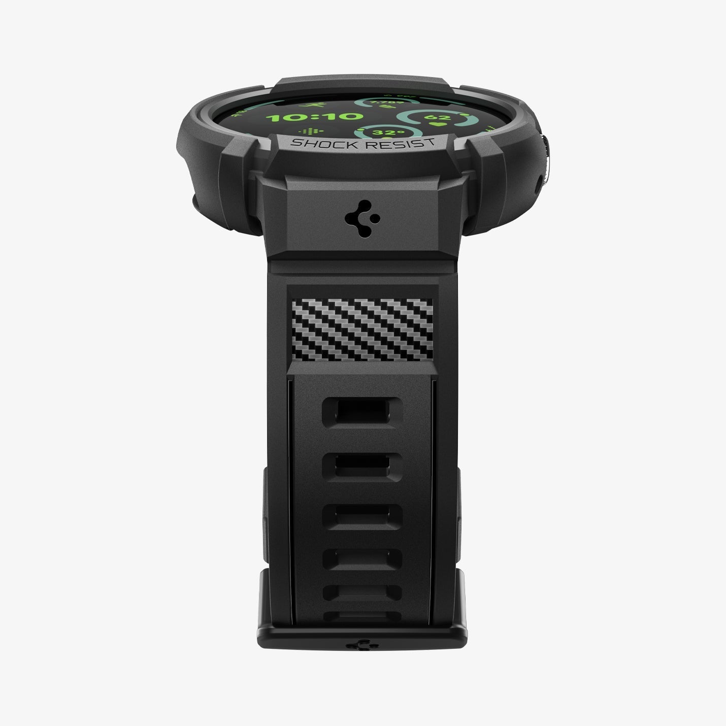 Spigen Google Pixel Watch 5 (45mm) Case + Band + Stand – Rugged Armor Pro - Black - official image 5