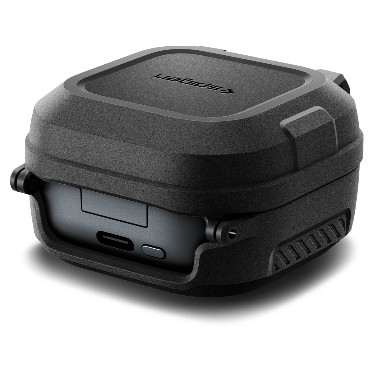 Spigen Galaxy Buds 4 Case - Lock Fit - Matte Black - image 6