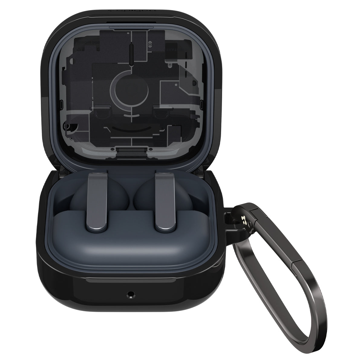 Spigen Galaxy Buds 4 Pro Case - Ultra Hybrid Zero One - Zero One Black - image 4