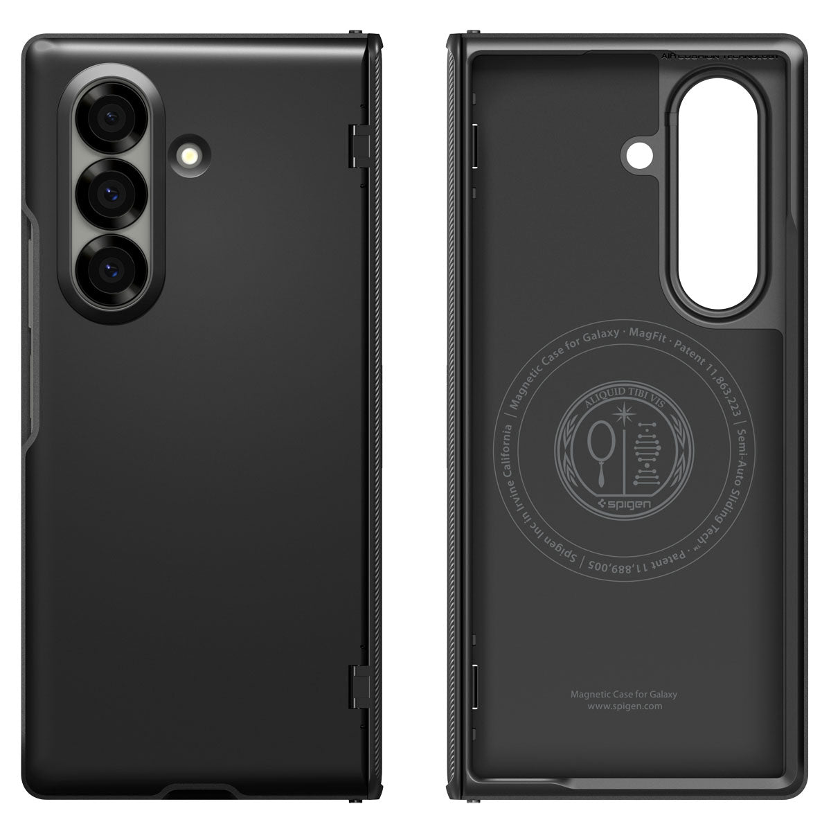Spigen Galaxy Z Fold 7 Case – Slim Armor Pro (MagFit) – Black – product image 10