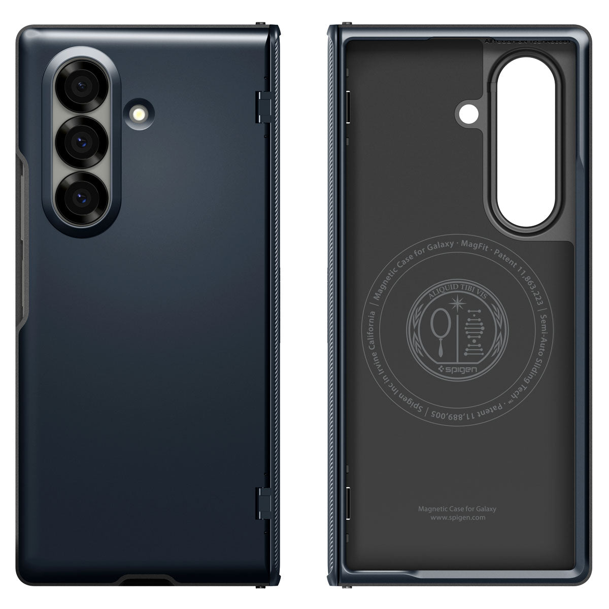 Spigen Galaxy Z Fold 7 Case – Slim Armor Pro (MagFit) – Metal Slate – product image 5