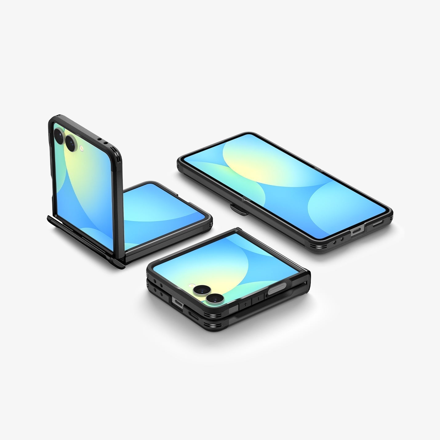 Spigen Galaxy Z Flip 7 Case - Slim Armor Pro (MagFit) – Black – detail image 2