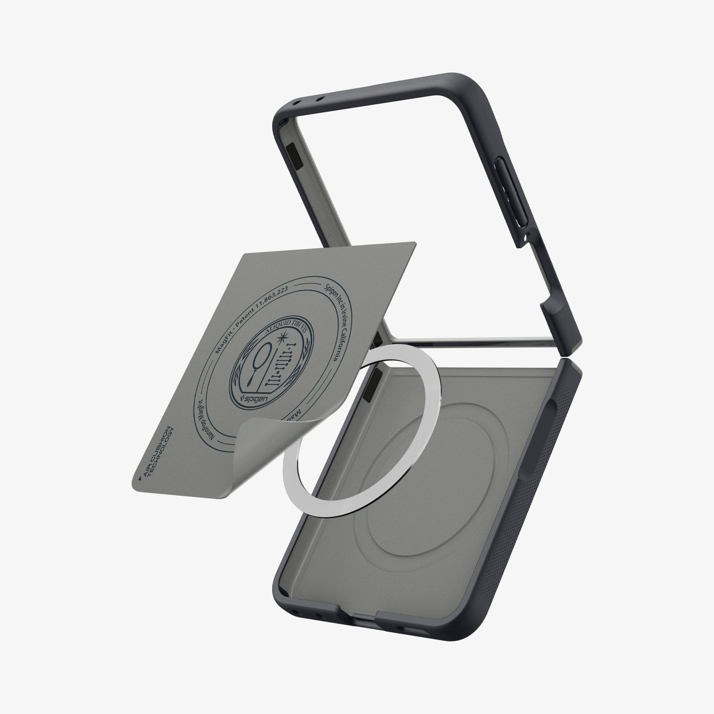 Spigen Galaxy Z Flip 8 Case Nano Pop MagFit - Black Sesame - image 4