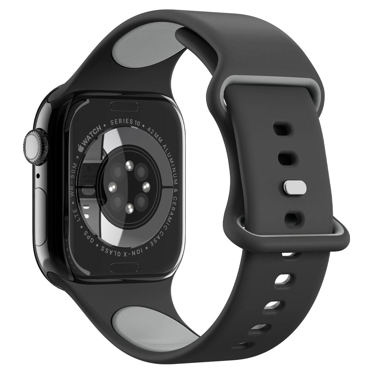 Spigen Apple Watch 42/41/40/38mm Band – Nano Pop – Black Sesame – detail image 46