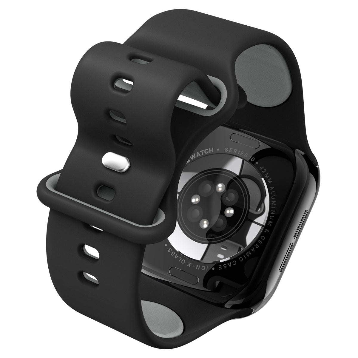 Spigen Apple Watch 42/41/40/38mm Band – Nano Pop – Black Sesame – detail image 47