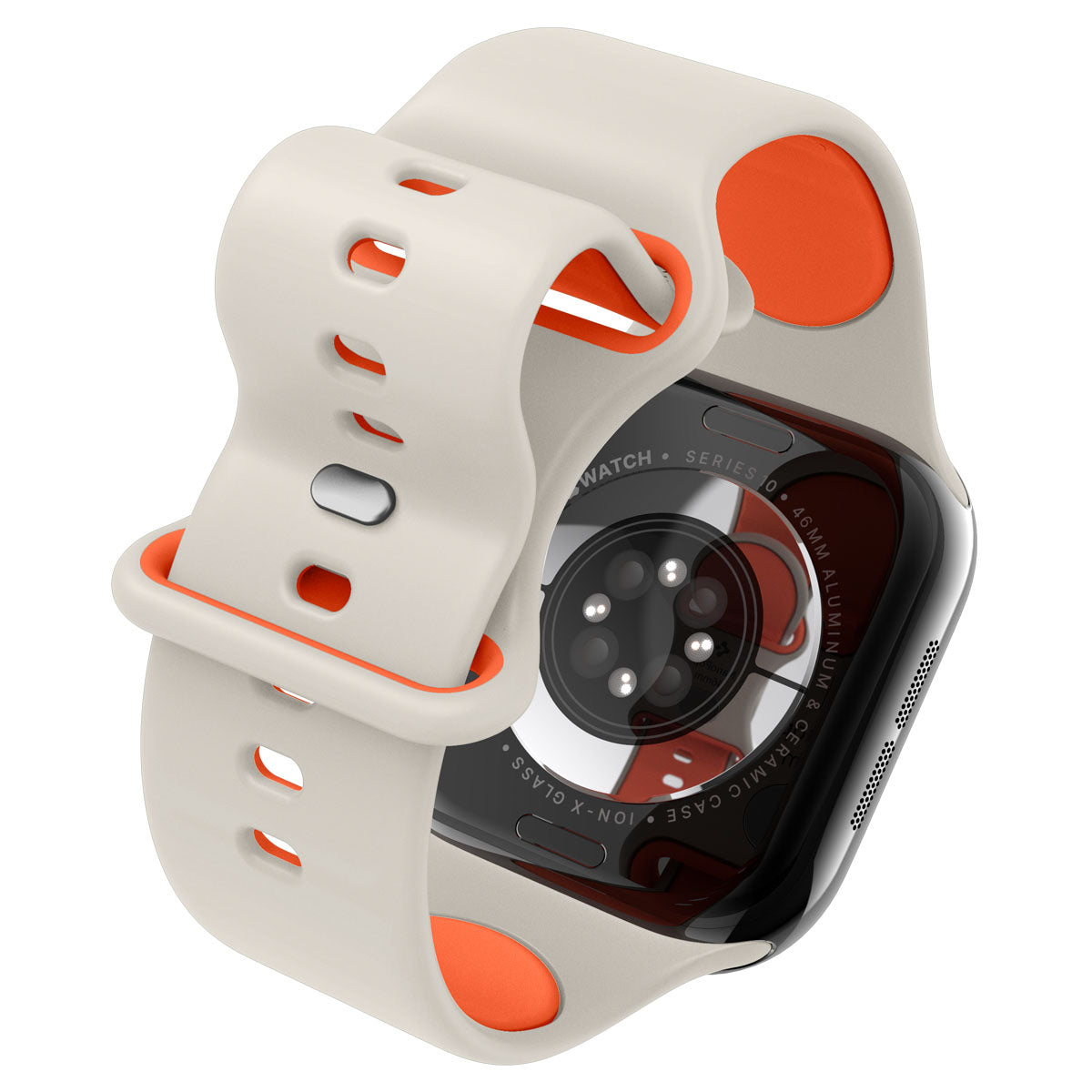 Spigen Apple Watch 42/41/40/38mm Band – Nano Pop – Orange Beige – detail image 35