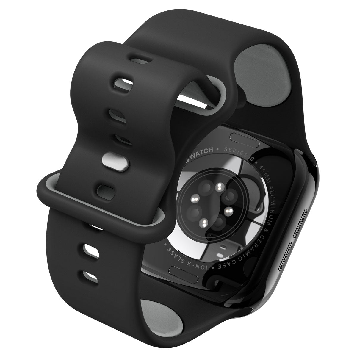 Spigen Apple Watch 42/41/40/38mm Band – Nano Pop – Black Sesame – detail image 9