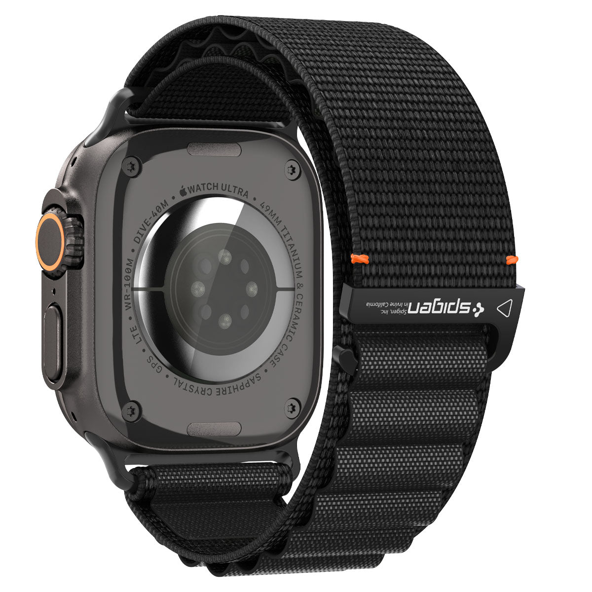 Spigen Apple Watch 49/46/45/44mm Band – WBF1 – Black – product detail image 2