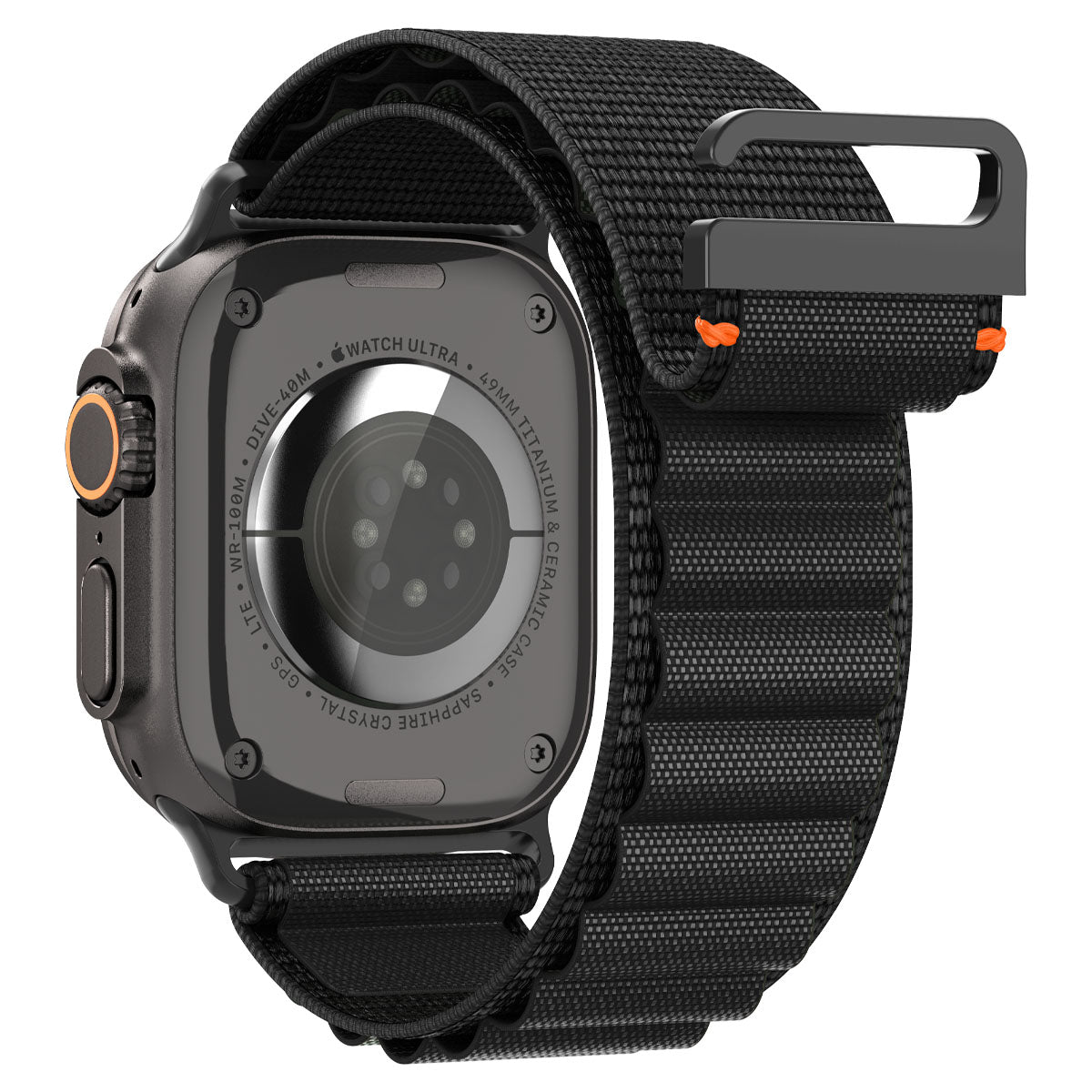 Spigen Apple Watch 49/46/45/44mm Band – WBF1 – Black – product detail image 3