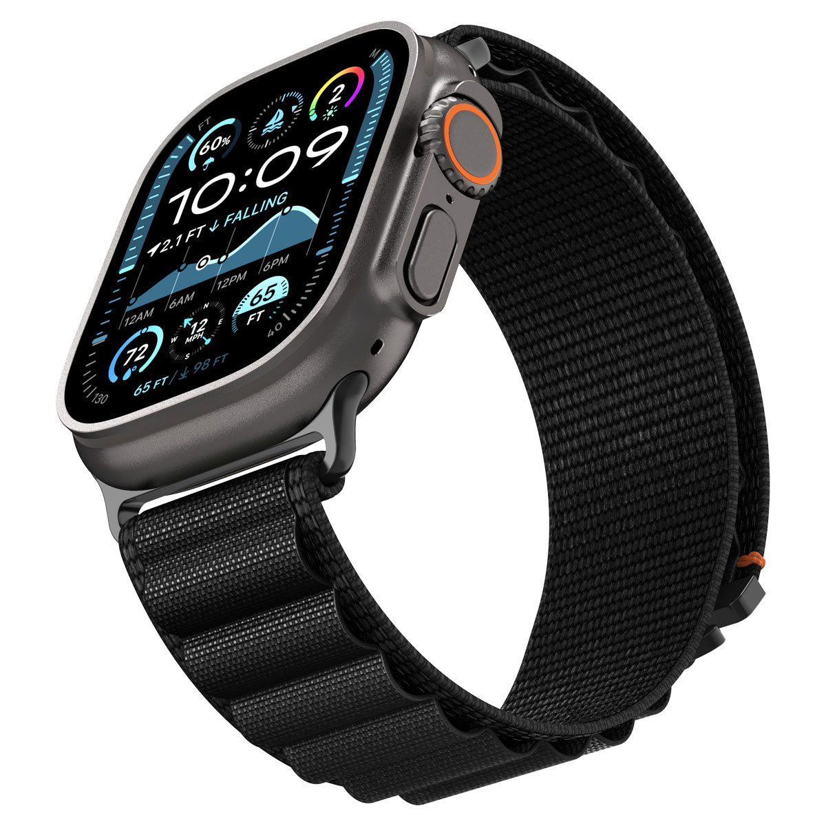 Spigen Apple Watch 49/46/45/44mm Band – WBF1 – Black – product detail image 8