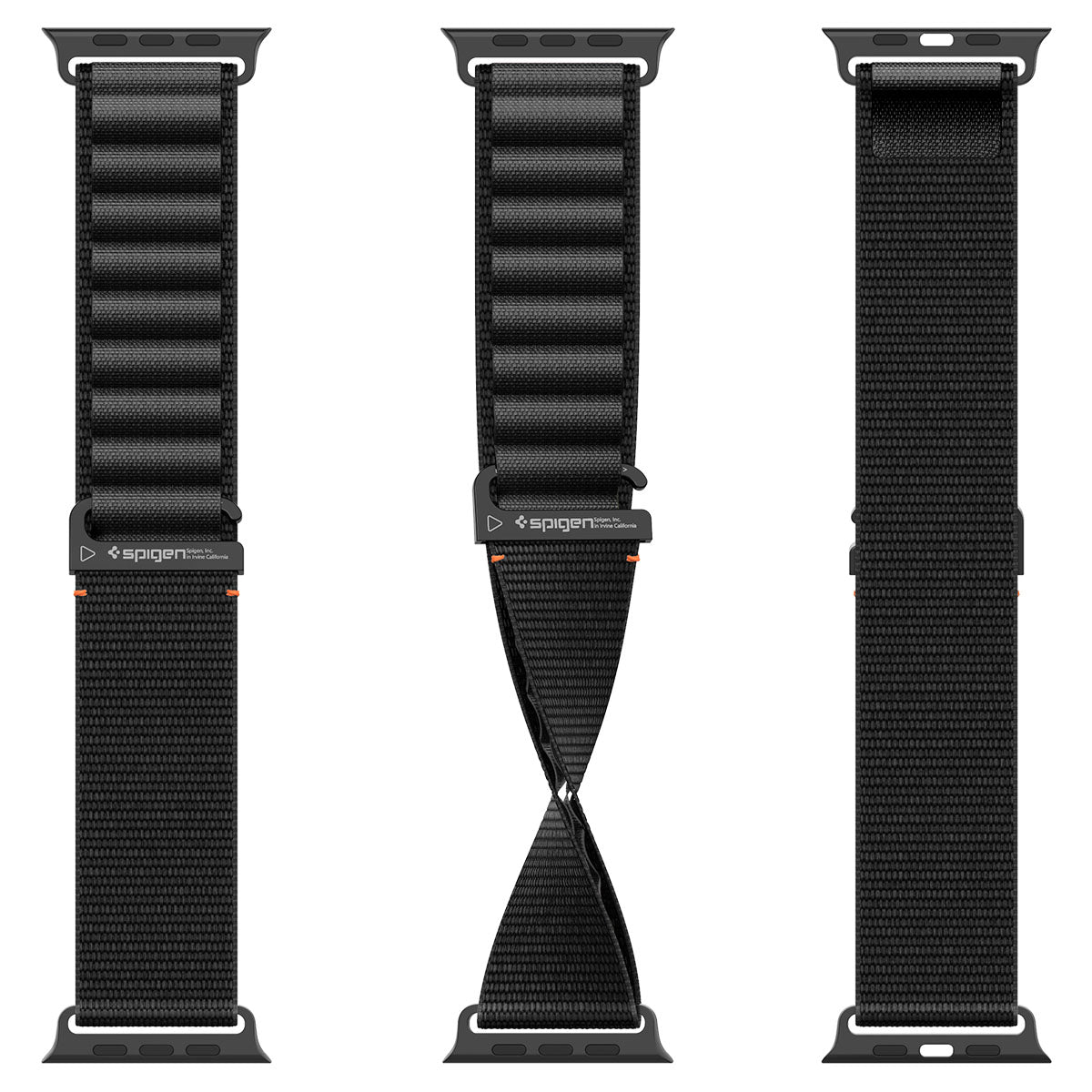 Spigen Apple Watch 49/46/45/44mm Band – WBF1 – Black – product detail image 1