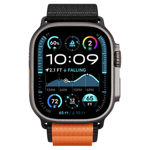Spigen Apple Watch 49/46/45/44mm Band – WBF1 – Black Orange – product detail image 4