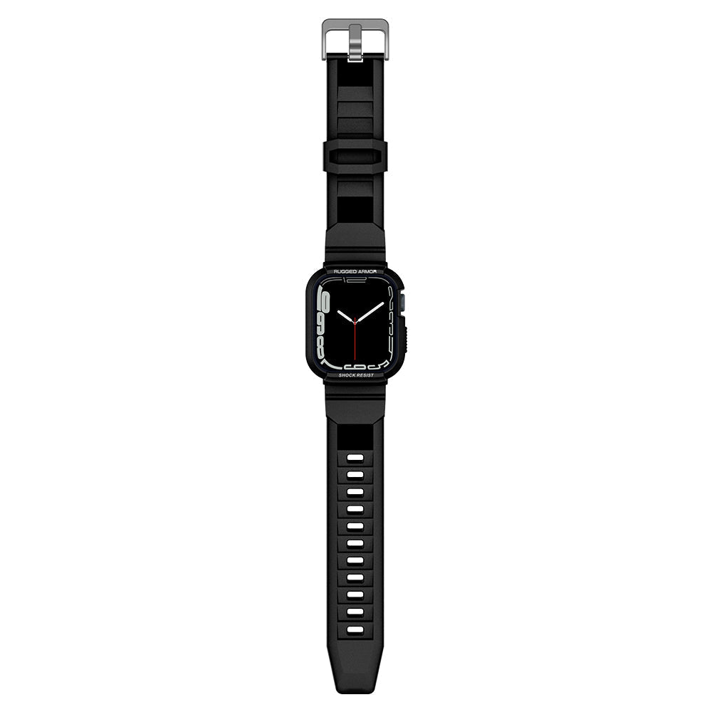 Spigen Apple Watch Series (45mm/44mm) Case + Case Rugged Armor Pro view 7