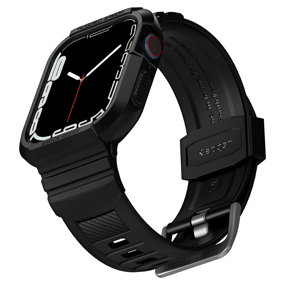 Spigen Apple Watch Series (45mm/44mm) Case + Case Rugged Armor Pro view 9