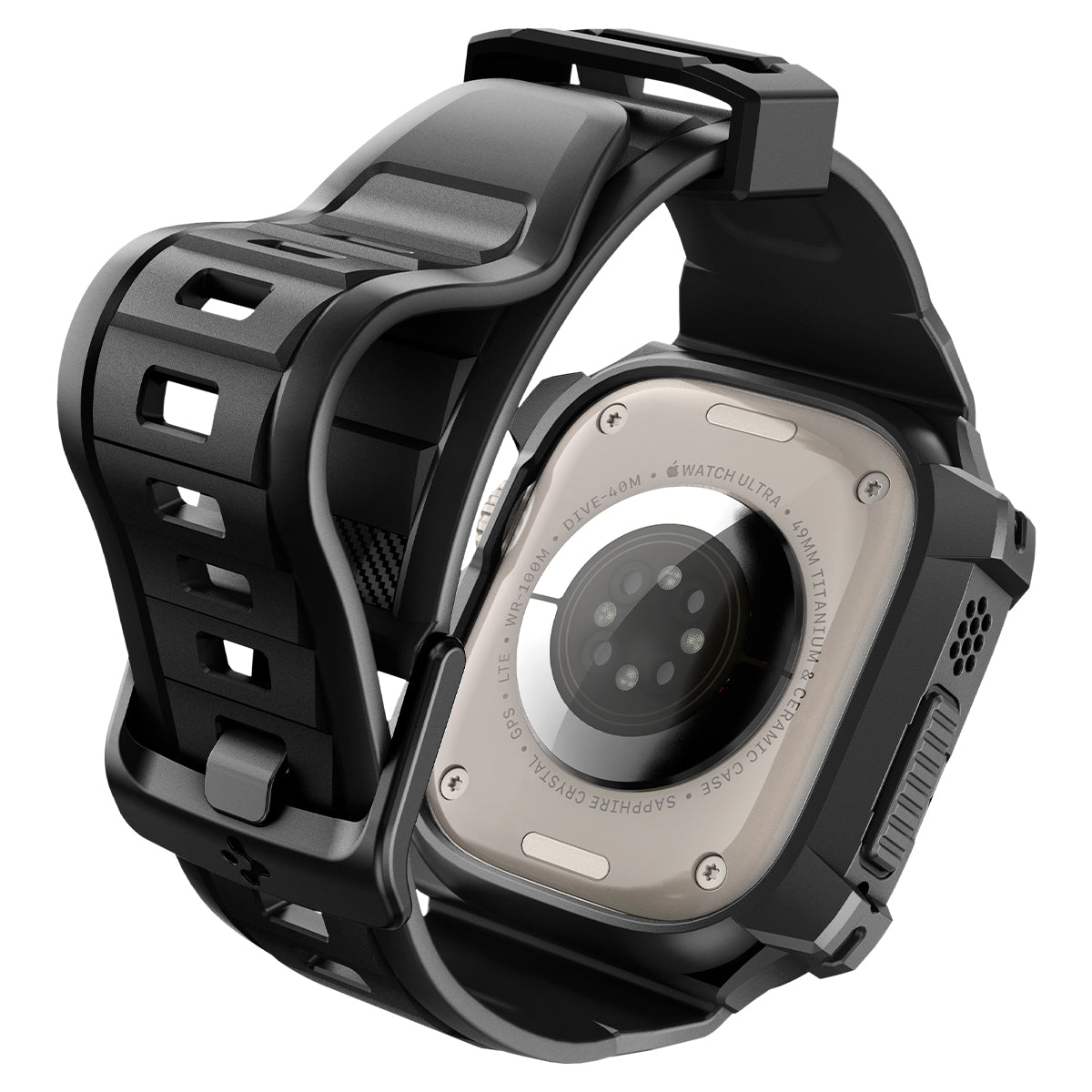 Spigen Apple Watch Ultra 3/2/1 (49mm) Case + Case Rugged Armor Pro view 11