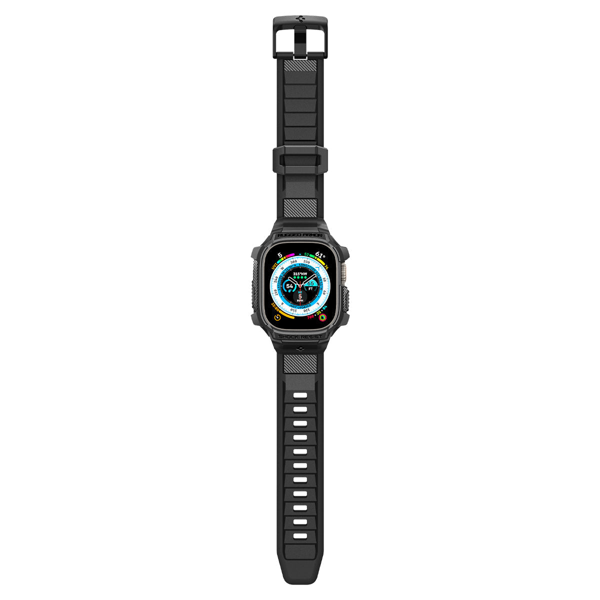 Spigen Apple Watch Ultra 3/2/1 (49mm) Case + Case Rugged Armor Pro view 8