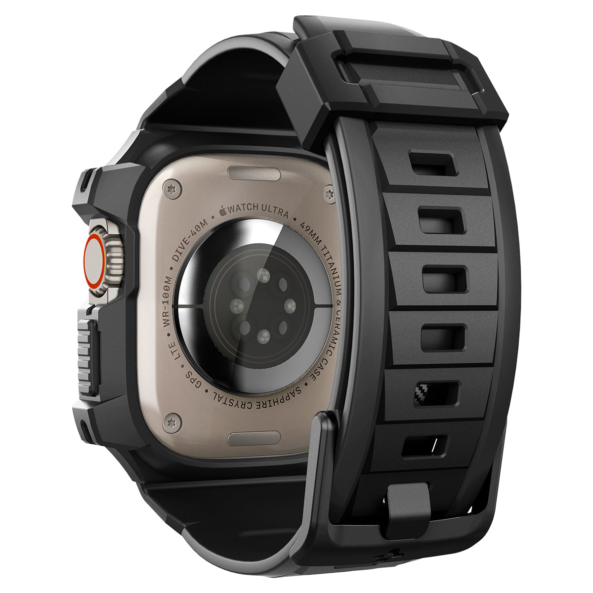 Spigen Apple Watch Ultra 3/2/1 (49mm) Case + Case Rugged Armor Pro view 9