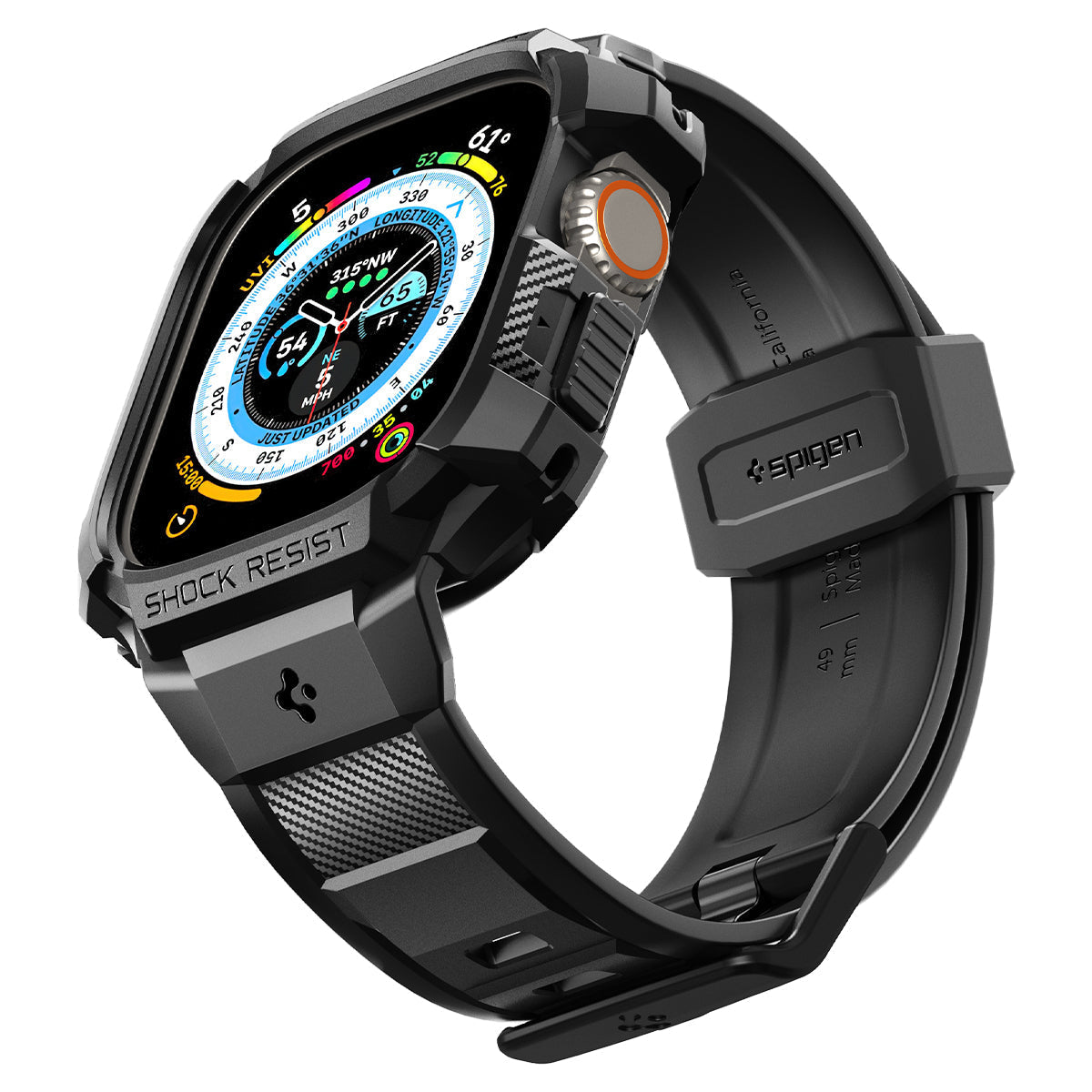 Spigen Apple Watch Ultra 3/2/1 (49mm) Case + Case Rugged Armor Pro view 10