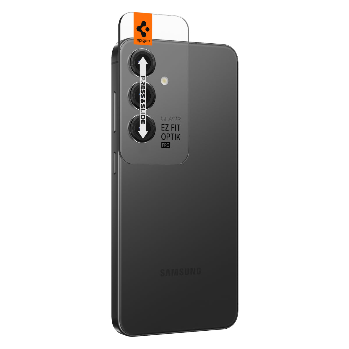 Spigen Galaxy S24 Plus Lens Protector Optik Pro EZ Fit (2 Pack) view 2