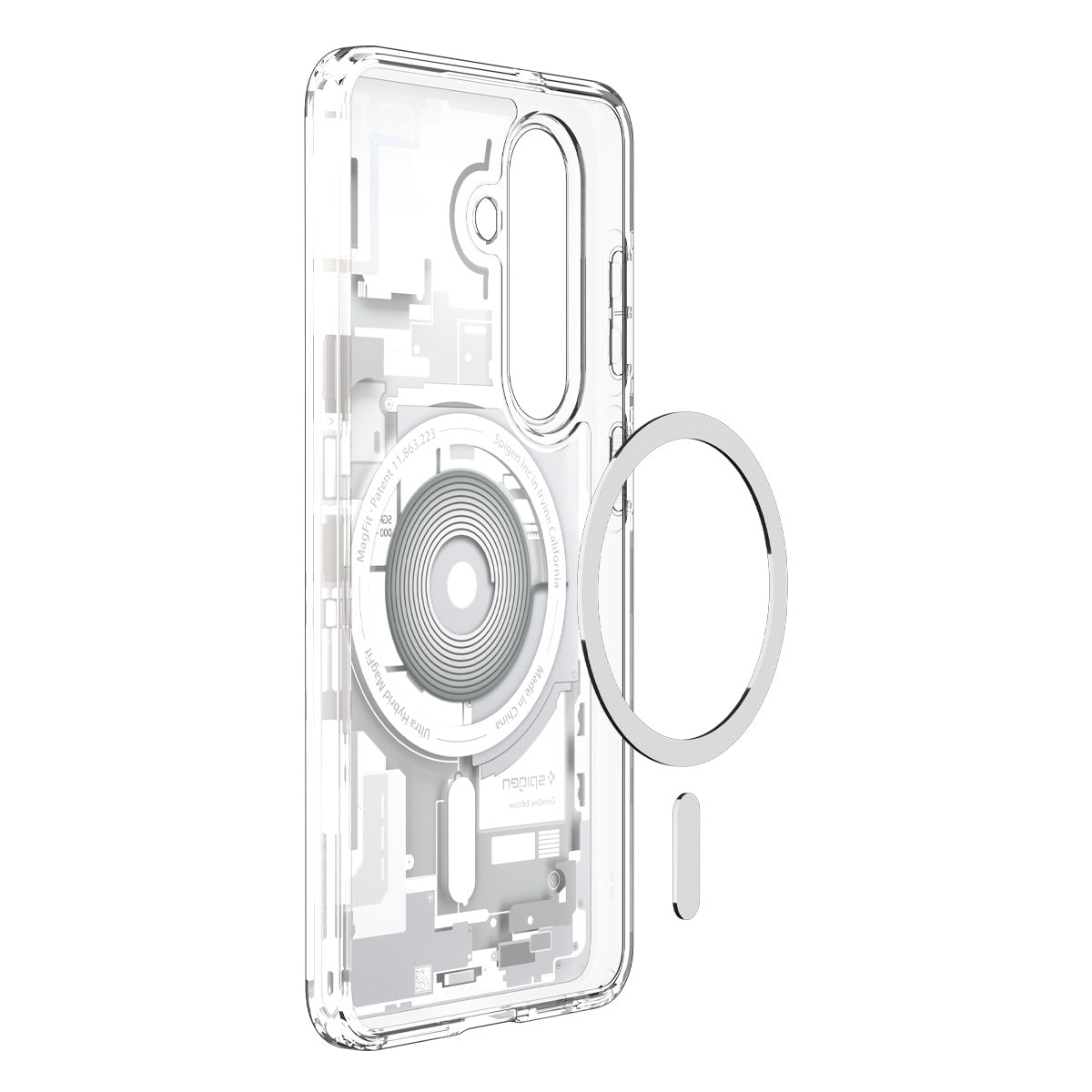 Spigen Galaxy S26 Plus Case – Ultra Hybrid Zero One (MagFit) – Zero One White – product image 10
