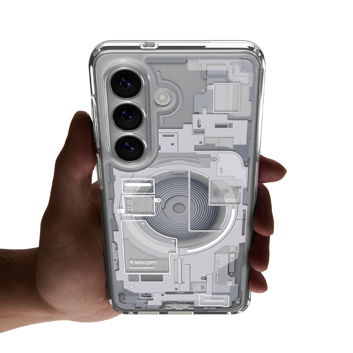 Spigen Galaxy S26 Plus Case – Ultra Hybrid Zero One (MagFit) – Zero One White – product image 11