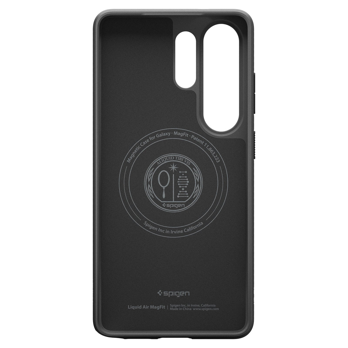 Spigen Galaxy S26 Ultra Case – Liquid Air (MagFit) – Matte Black – product image 4