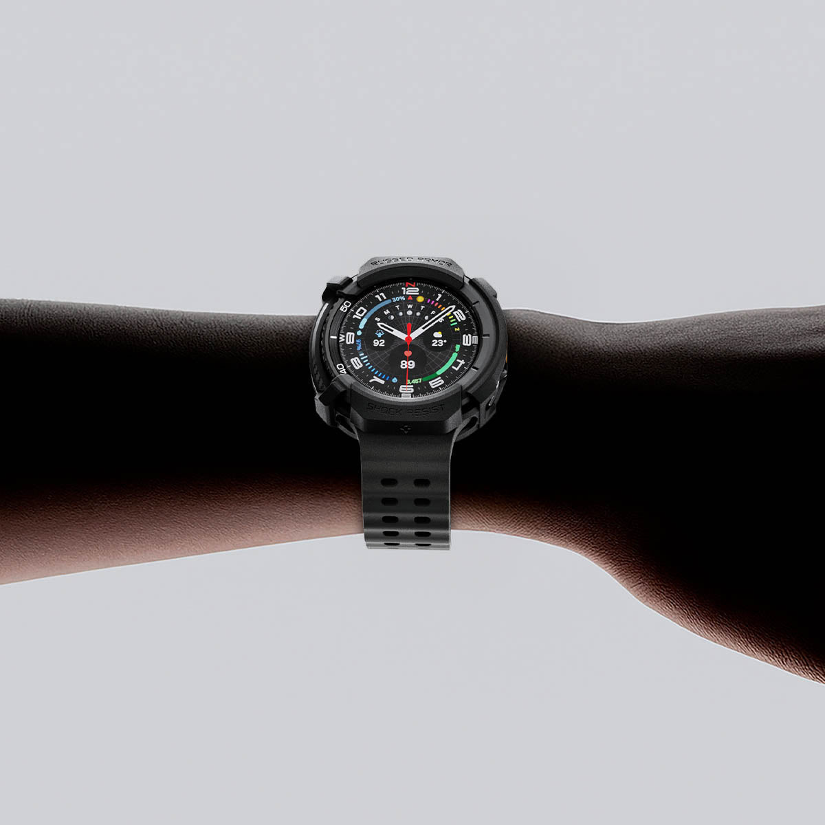 Spigen Galaxy Watch 8 Classic (46mm) Case Rugged Armor view 9