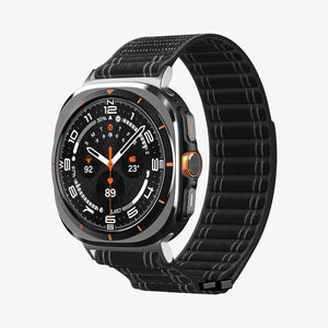 Spigen Galaxy Watch Ultra 2 & Ultra 47mm Band - WBF0 - Black - white background detail image 1