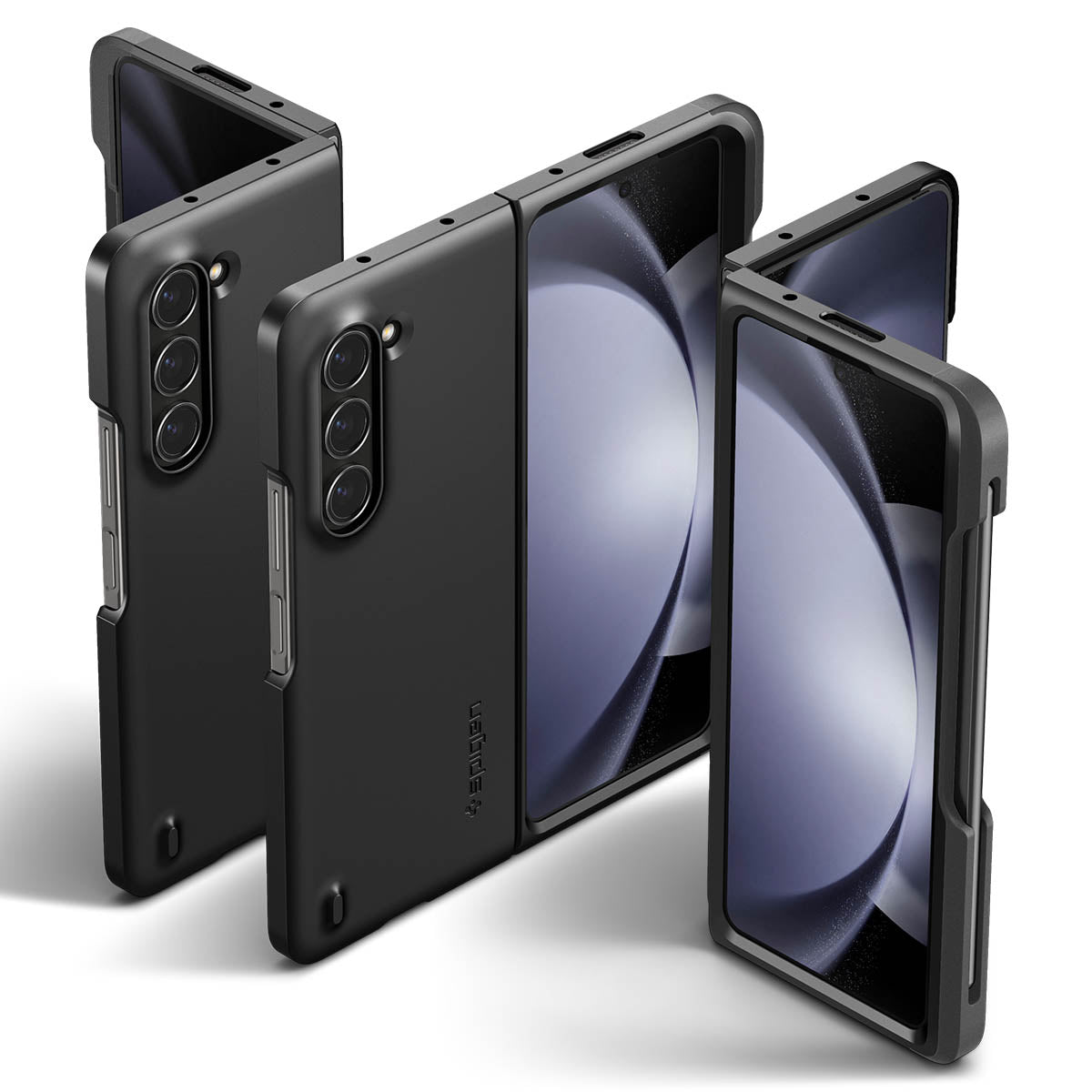 Spigen Galaxy Z Fold 5 Series Case – Thin Fit P – Black – product image 16