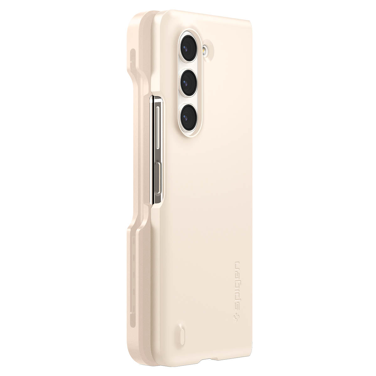Spigen Galaxy Z Fold 5 Series Case – Thin Fit P – Pearled Ivory – product image 12
