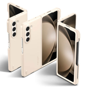 Spigen Galaxy Z Fold 5 Series Case – Thin Fit P – Pearled Ivory – product image 16