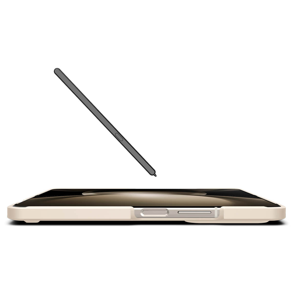 Spigen Galaxy Z Fold 5 Series Case – Thin Fit P – Pearled Ivory – product image 8