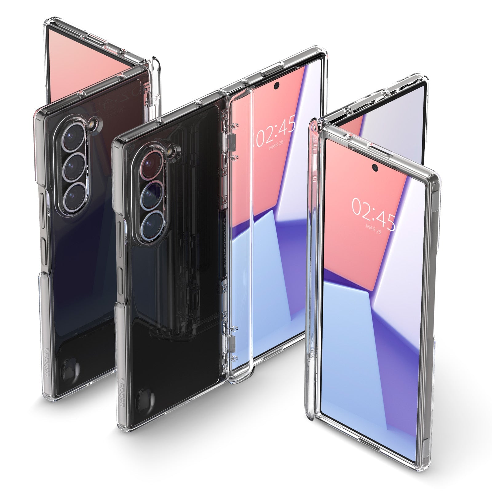 Spigen Galaxy Z Fold 6 Case - Ultra Hybrid Pro – Crystal Clear – product image 3