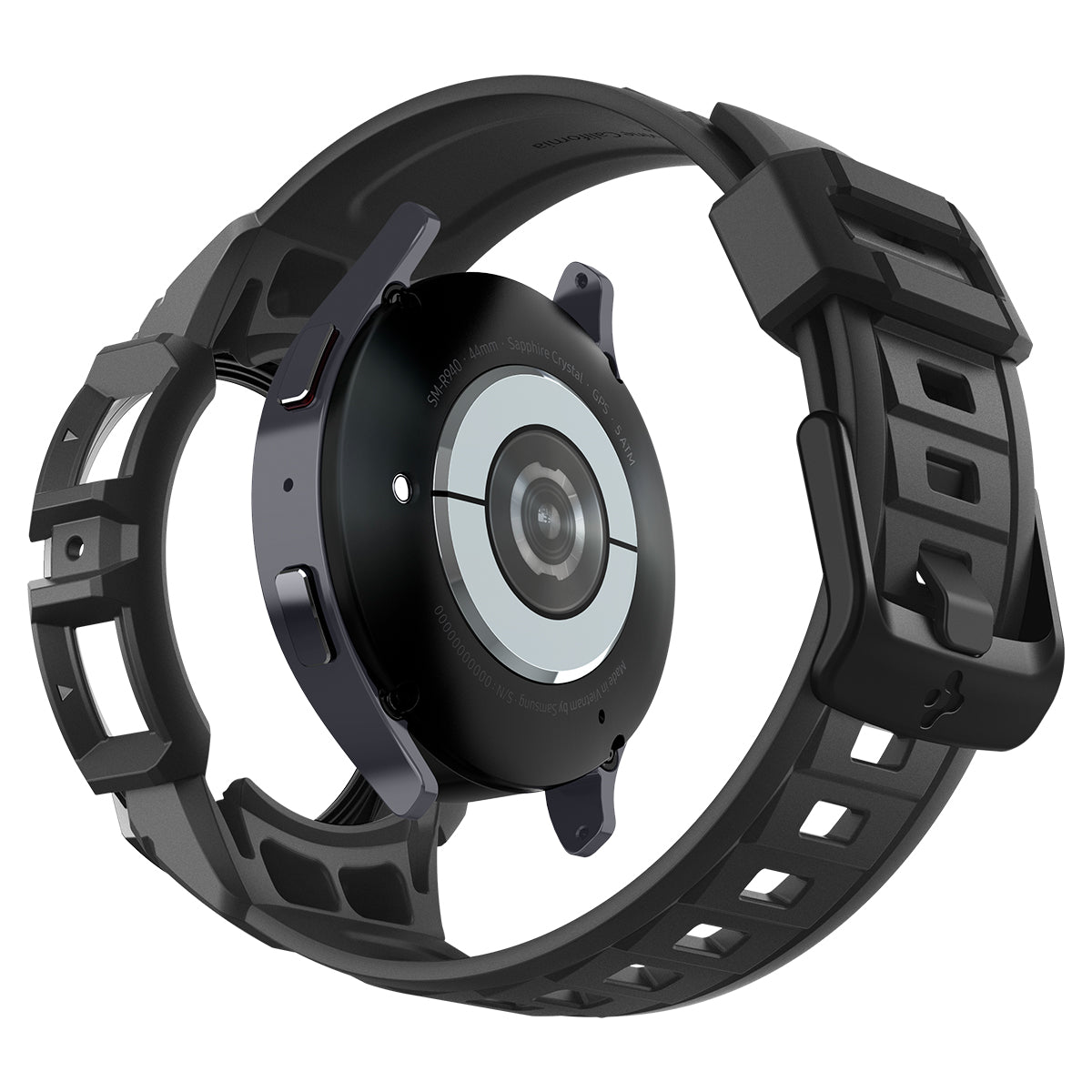 Spigen Galaxy Watch 6 (44mm) Case+Band - Rugged Armor Pro – Black – detail image 1