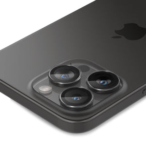 Spigen iPhone 15 Pro Max / 15 Pro Lens Protector – Optik Pro EZ Fit – Crystal Clear product image 4
