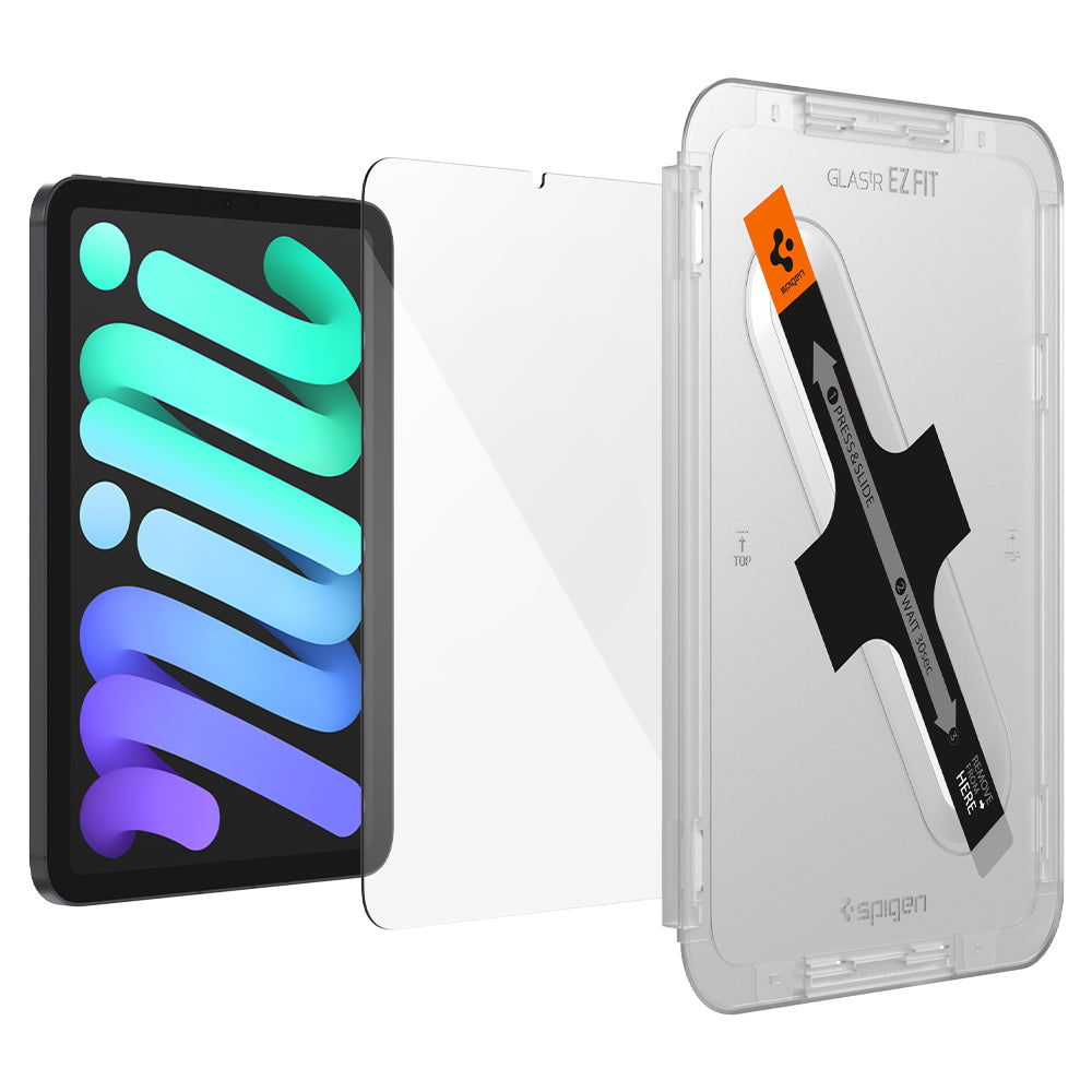 Spigen iPad Mini 7 / 6 Screen Protector GLAS.tR EZ Fit (1 Pack) view 6