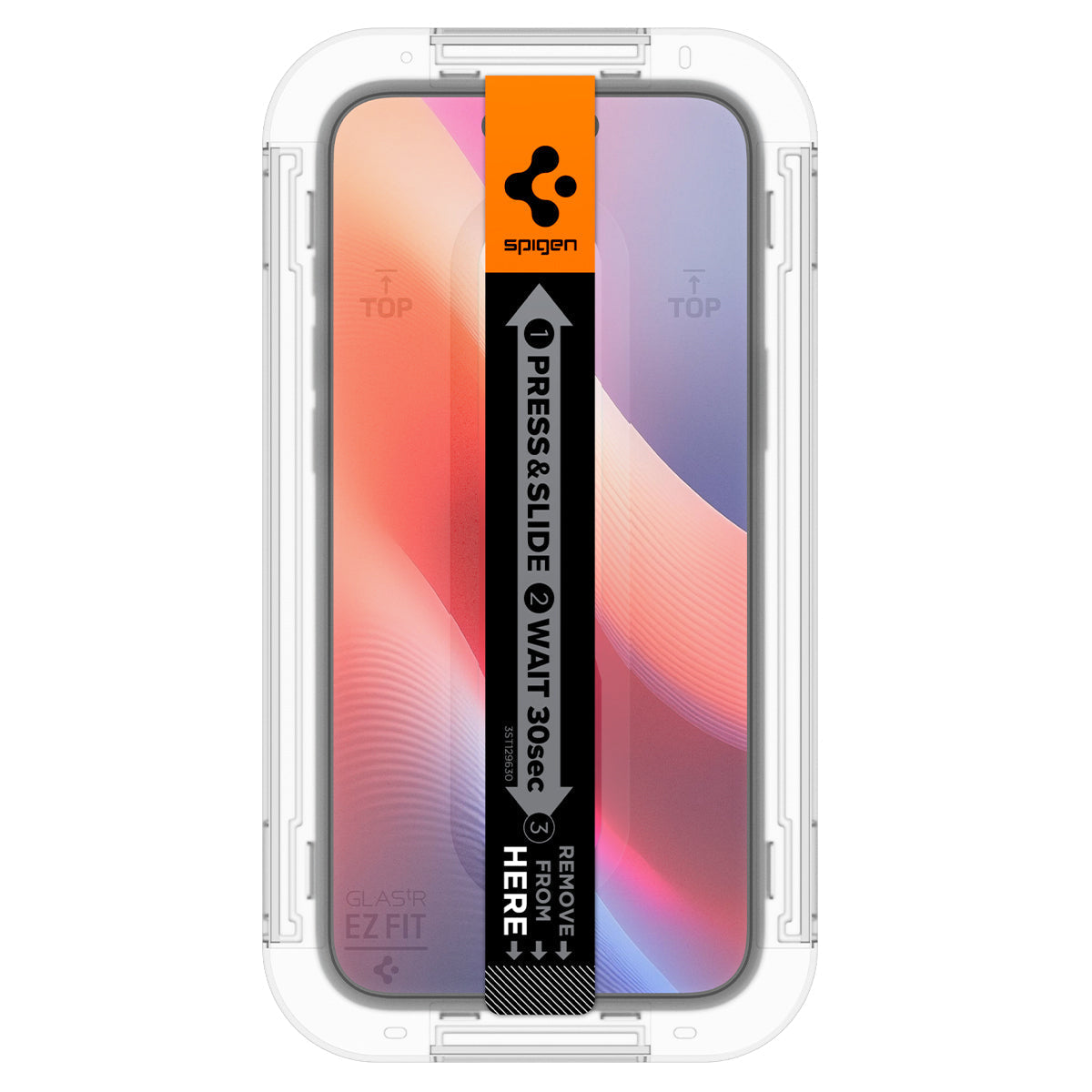 Spigen iPhone 16 / iPhone 15 Screen Protector – GLAS.tR EZ Fit (2 Pack) – Clear – product image 5