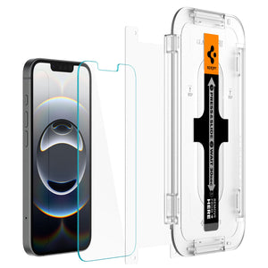 Spigen iPhone 17e / 16e Screen Protector GLAS.tR EZ Fit (2 Pack) view 11