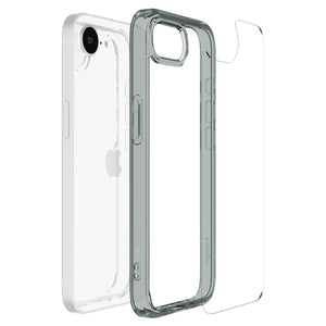 Spigen iPhone 17e and iPhone 16e Ultra Hybrid case in Space Crystal - case installation view