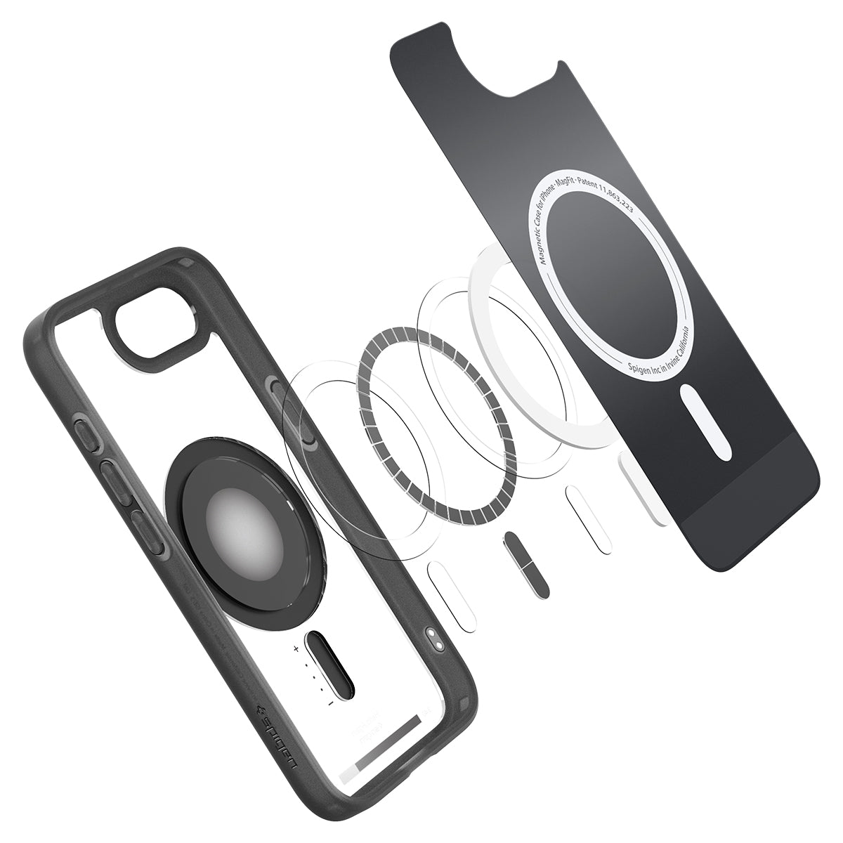 Spigen iPhone 17e and iPhone 16e Case – Ultra Hybrid Classic (MagFit) – Classic Black – detail image 8