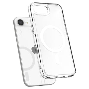 Spigen iPhone 17e and iPhone 16e Case – Ultra Hybrid MagFit – Frost White – detail image 5